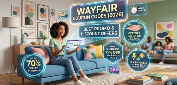 Wayfair Coupon Codes (2026) – Best Promo & Discount Offers